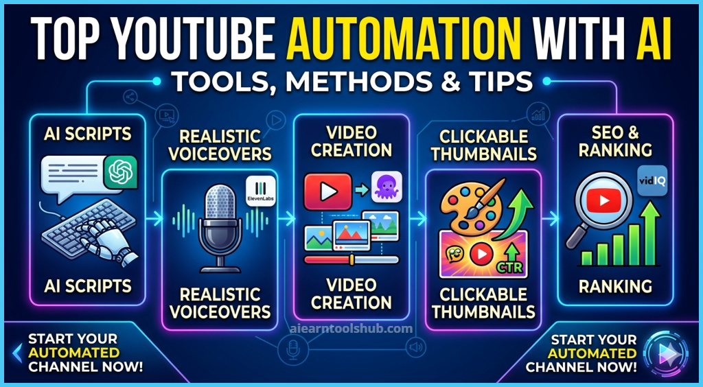 Top YouTube Automation with AI Tools