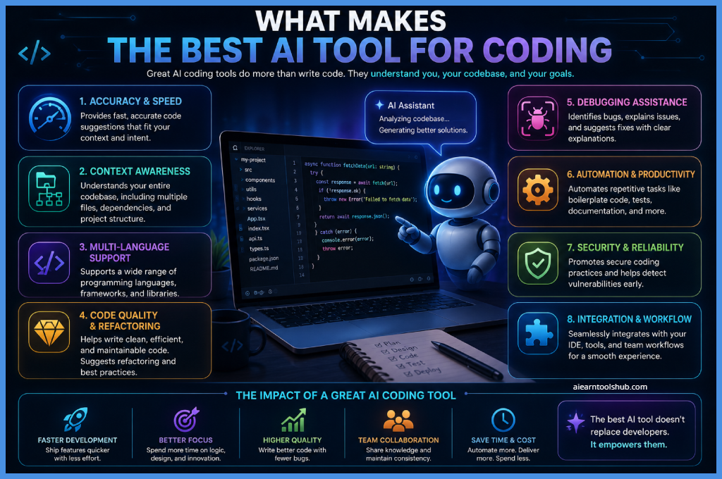 what makes the best AI tool for coding in 2026