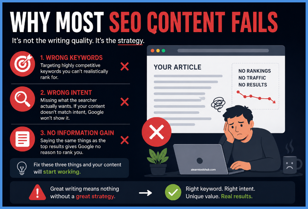 why most SEO content fails