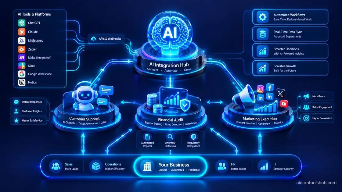 strategic planning session implementing AI tools for business operations