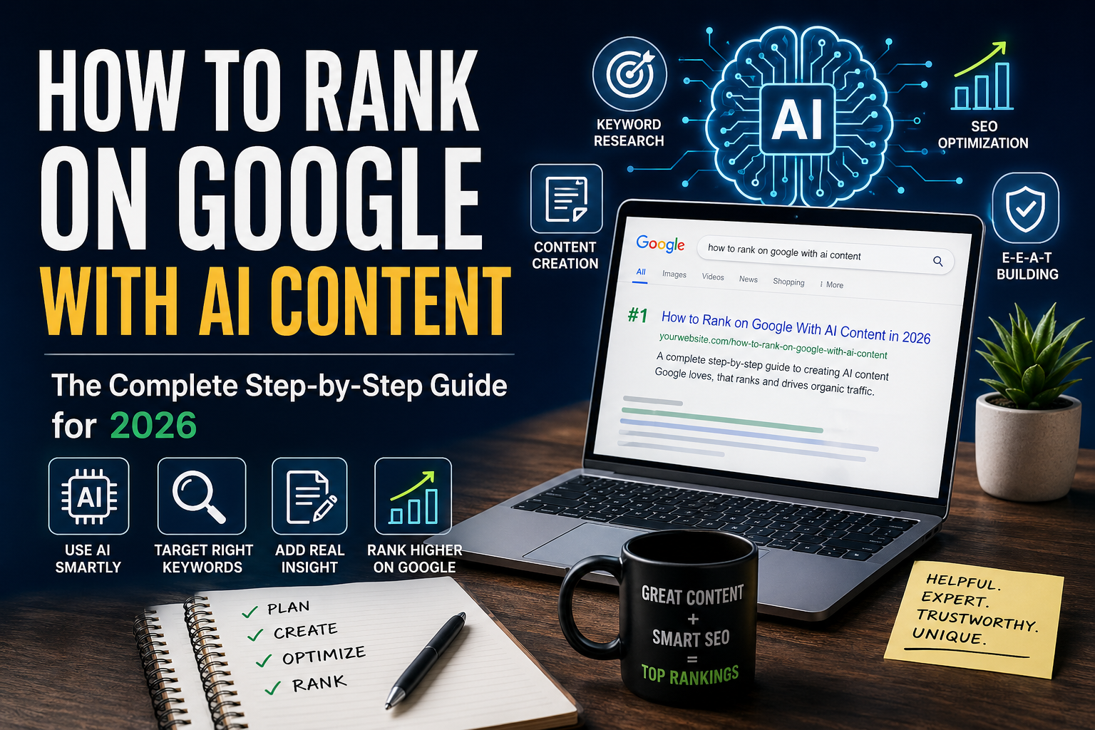 How to Rank on Google With AI Content (2026)