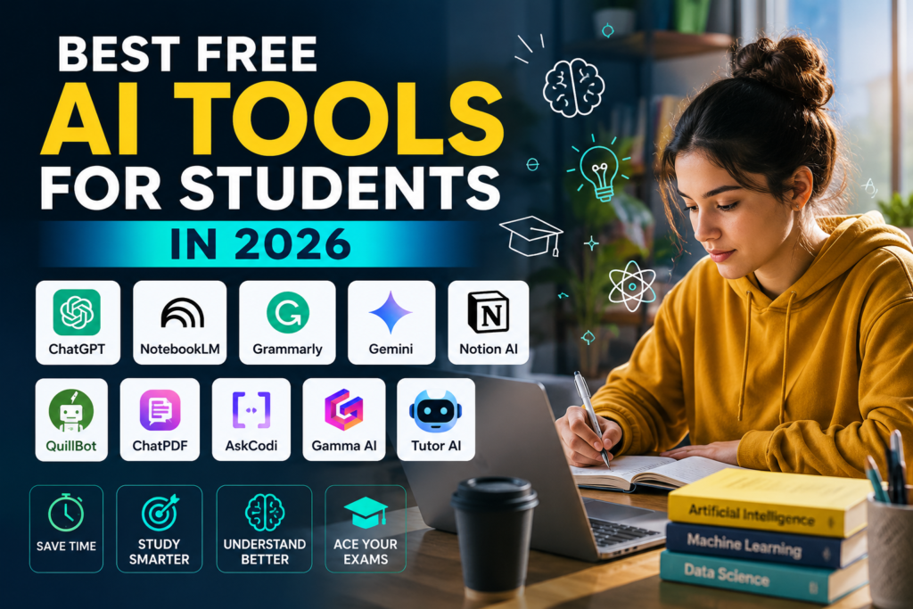 best free AI tools for students in 2026
