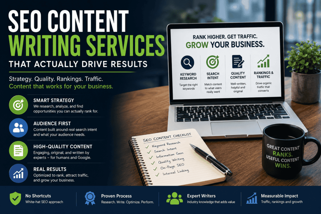 Professional SEO content writing services