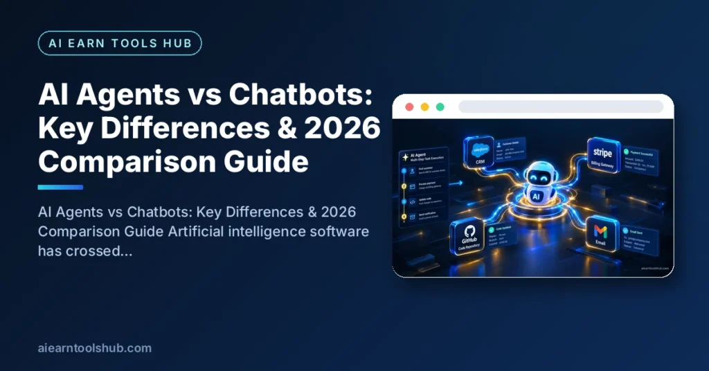 AI Agents vs Chatbots: Key Differences & 2026 Comparison Guide