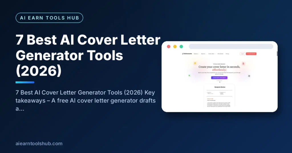 7 Best AI Cover Letter Generator Tools (2026)