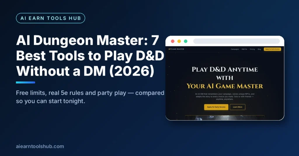 AI Dungeon Master: 7 Best Tools to Play D&D Without a DM (2026)