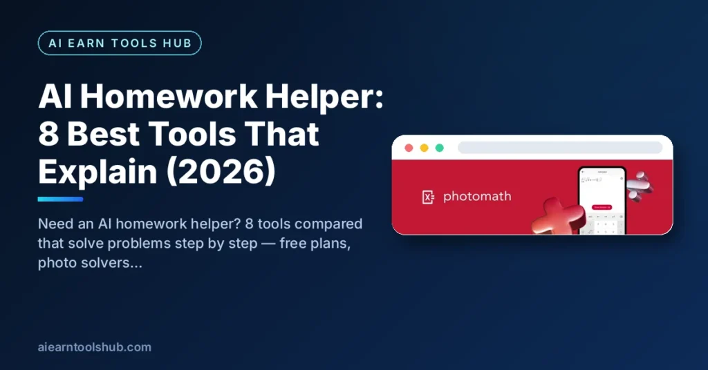 AI Homework Helper: 8 Best Tools That Explain (2026)
