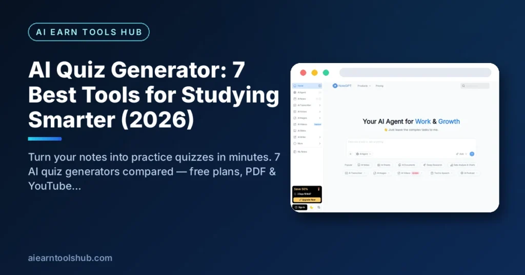 AI Quiz Generator: 7 Best Tools for Studying Smarter (2026)