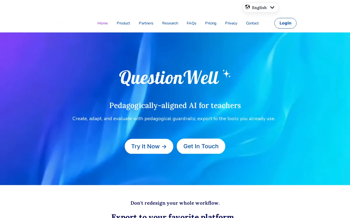 AI Quiz Generator: 7 Best Tools for Studying Smarter (2026) 12 QuestionWell interface generating standards-aligned quiz questions for teachers