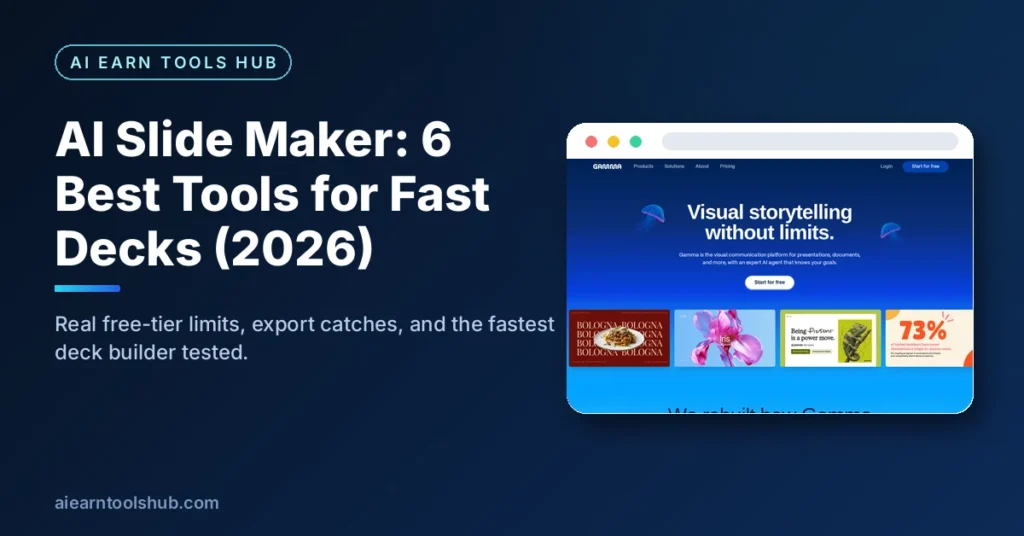 AI Slide Maker: 6 Best Tools for Fast Decks (2026)