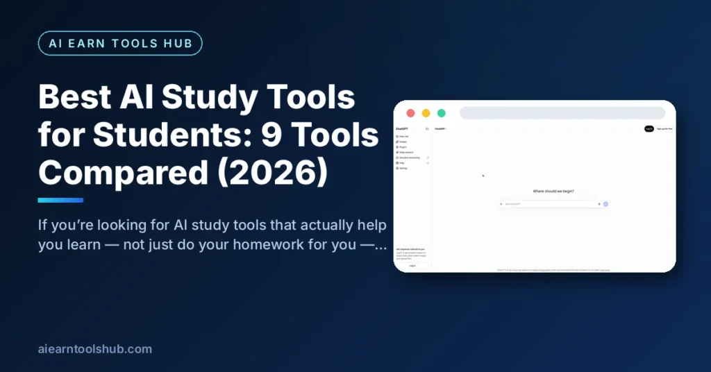 Best AI Study Tools for Students: 9 Tools Compared (2026)