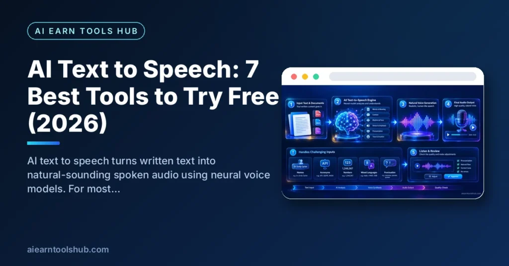 AI Text to Speech: 7 Best Tools to Try Free (2026)
