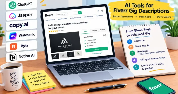AI tools for Fiverr gig descriptions