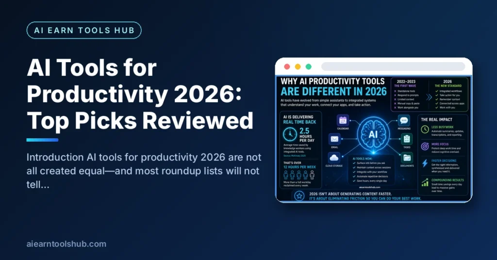 AI Tools for Productivity 2026: Top Picks Reviewed
