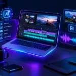 ai video editing tools for beginners software interface and creator workflow visual