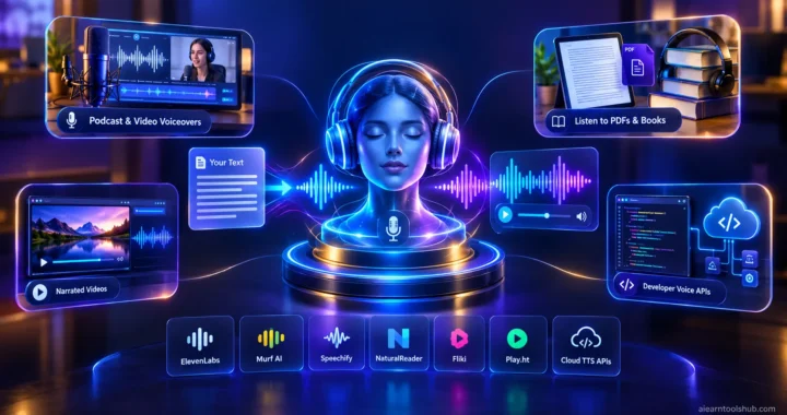 Best AI text to speech tools for realistic voices, document reading, voiceovers, and apps