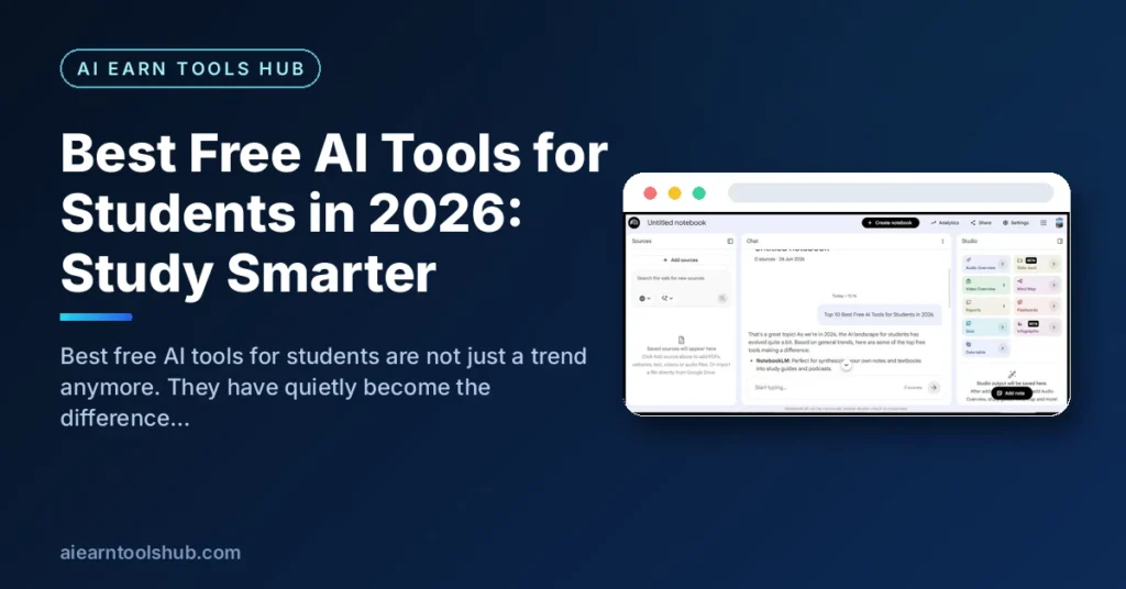 Best Free AI Tools for Students in 2026: Study Smarter