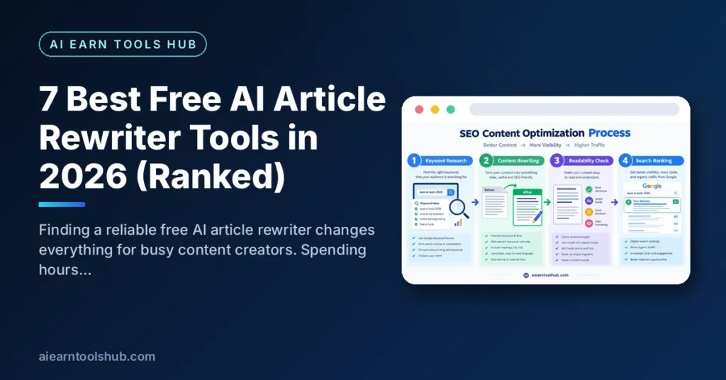 7 Best Free AI Article Rewriter Tools in 2026 (Ranked)