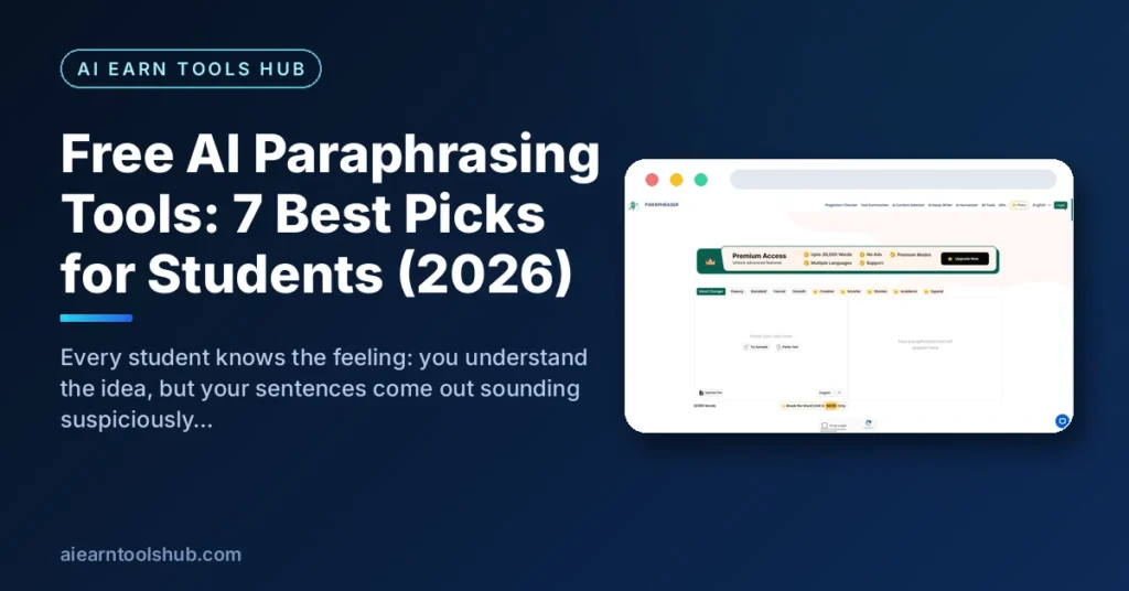 Free AI Paraphrasing Tools: 7 Best Picks for Students (2026)