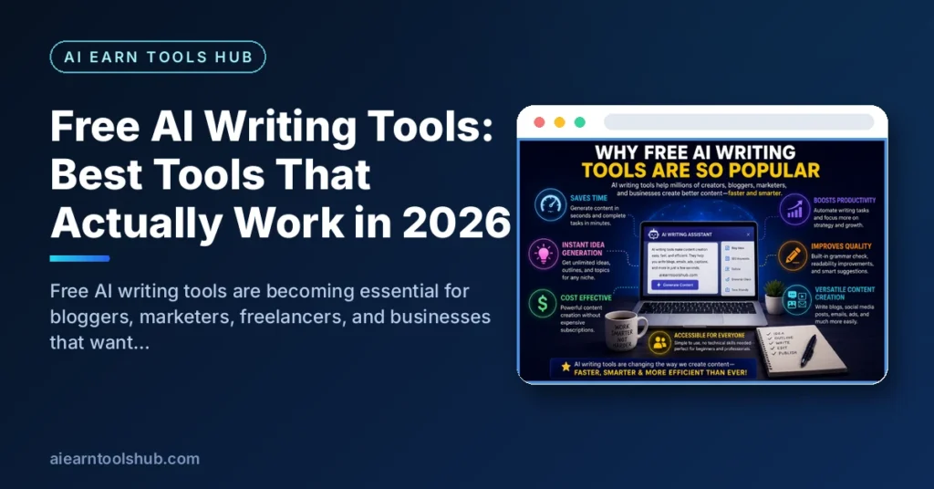 Free AI Writing Tools: Best Tools That Actually Work in 2026
