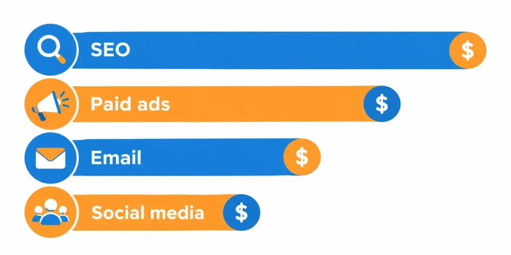Freelance Digital Marketing: 7 Best Steps to Start (2026) 6 Freelance digital marketing rates by service showing SEO, paid ads, social media and email hourly ranges
