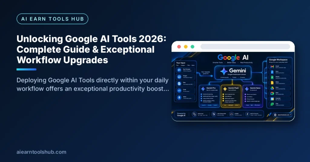 Unlocking Google AI Tools 2026: Complete Guide & Exceptional Workflow Upgrades