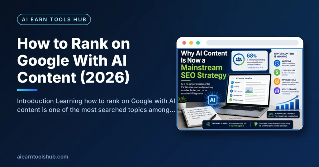 How to Rank on Google With AI Content (2026)