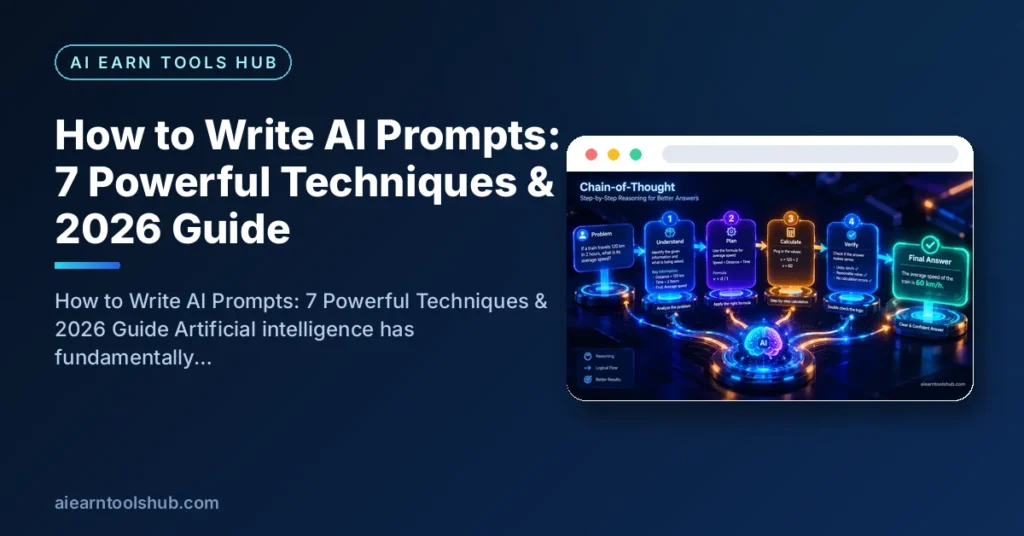 How to Write AI Prompts: 7 Powerful Techniques & 2026 Guide