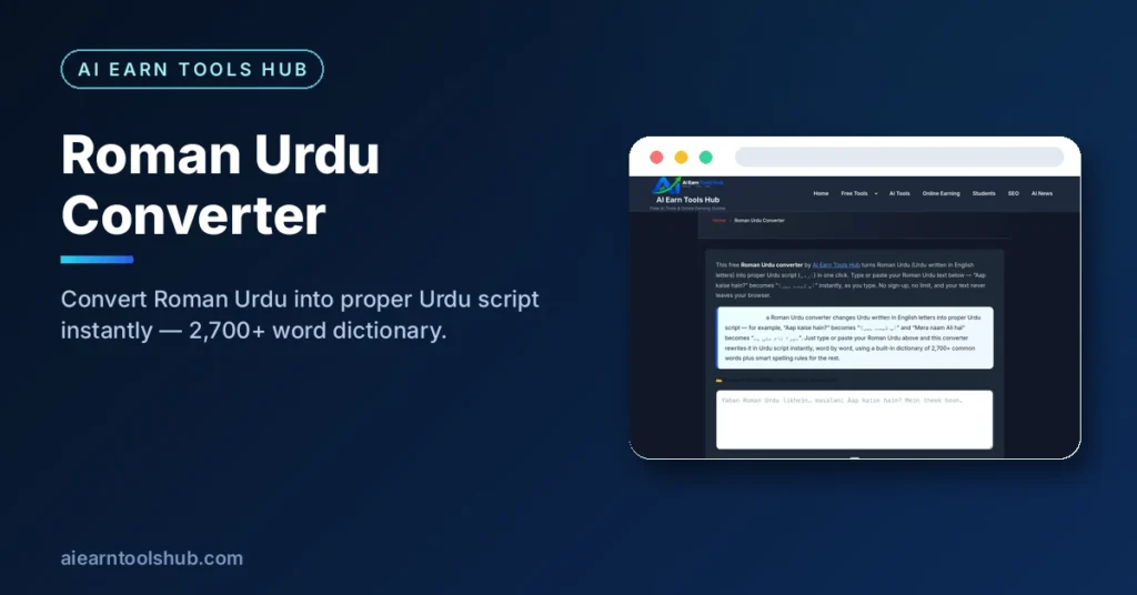 Roman Urdu Converter