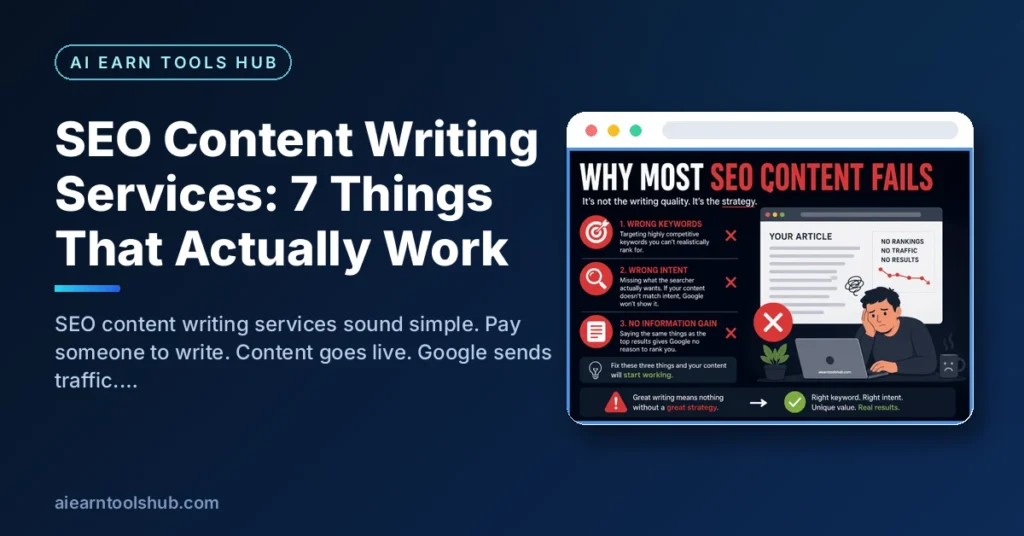 SEO Content Writing Services: 7 Things That Actually Work