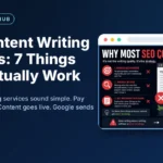 SEO Content Writing Services: 7 Things That Actually Work