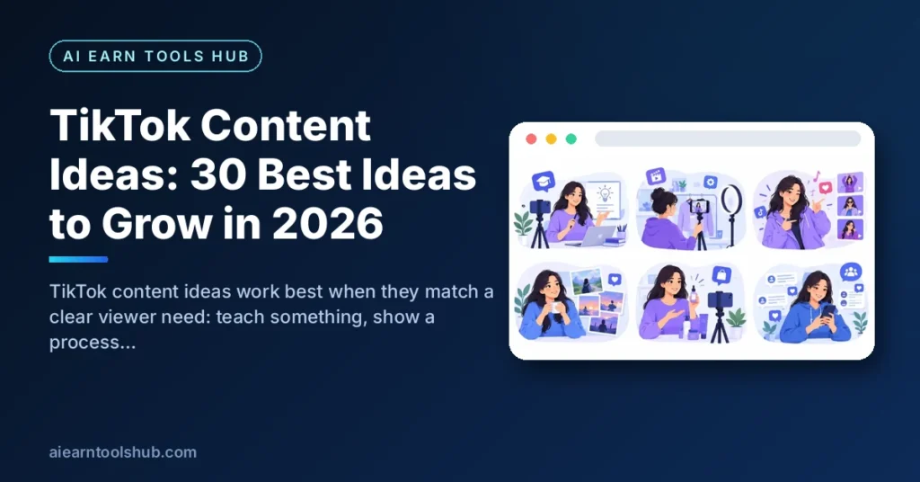 TikTok Content Ideas: 30 Best Ideas to Grow in 2026