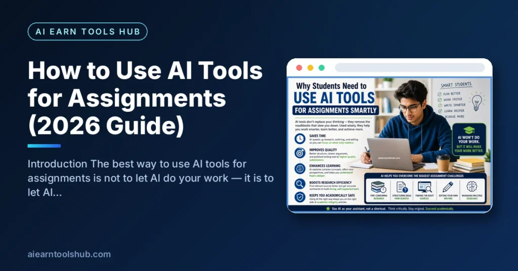 How to Use AI Tools for Assignments (2026 Guide)